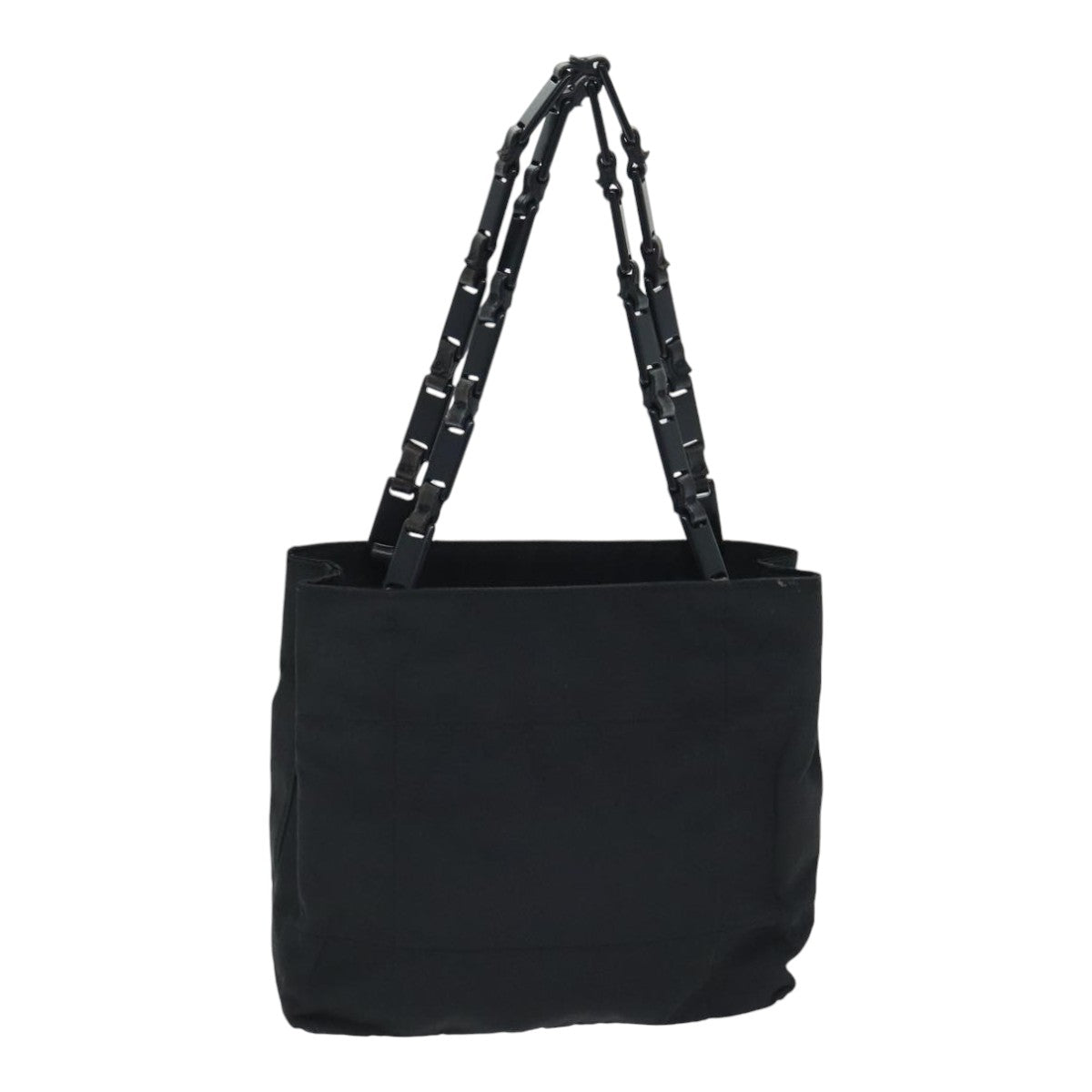 PRADA Hand Bag Nylon Black Auth 88234