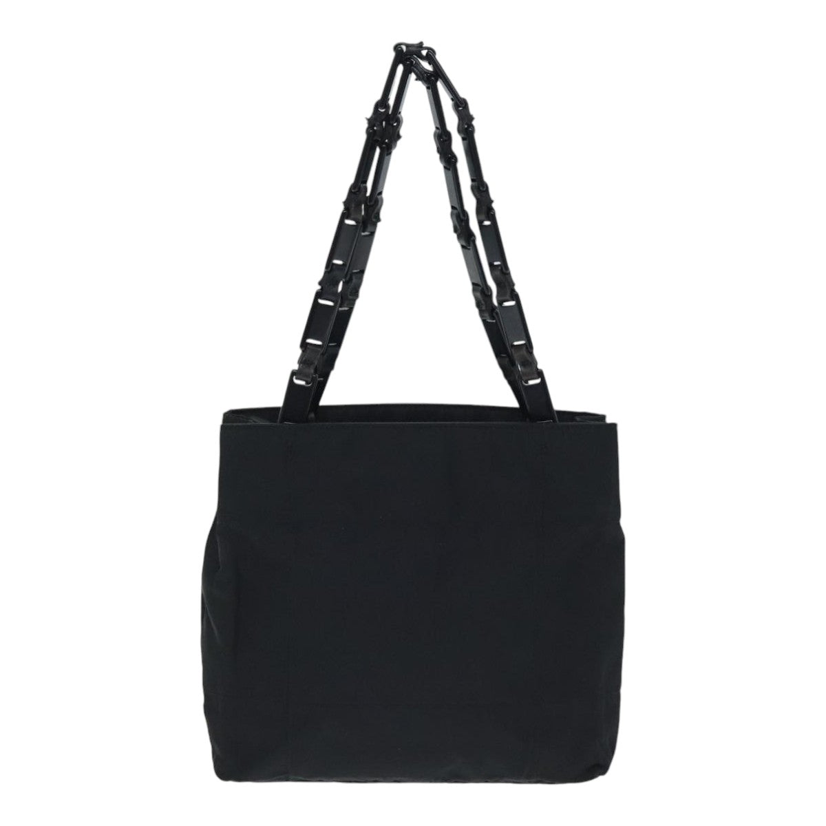 PRADA Hand Bag Nylon Black Auth 88234 - 0