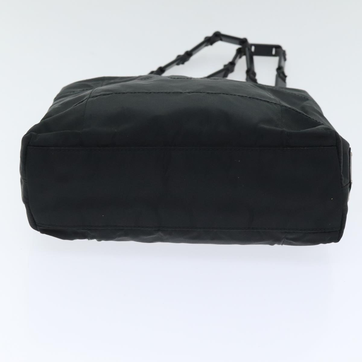 PRADA Hand Bag Nylon Black Auth 88234