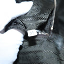 PRADA Hand Bag Nylon Beige Silver Auth 88237-12