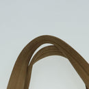 PRADA Hand Bag Nylon Beige Silver Auth 88237-14