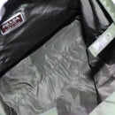 PRADA Hand Bag Nylon Green Clear Silver Auth 88240-9