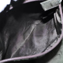 PRADA Hand Bag Nylon Green Clear Silver Auth 88240-10