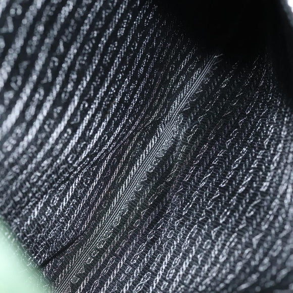 PRADA Shoulder Bag Leather Green Auth 88242SV