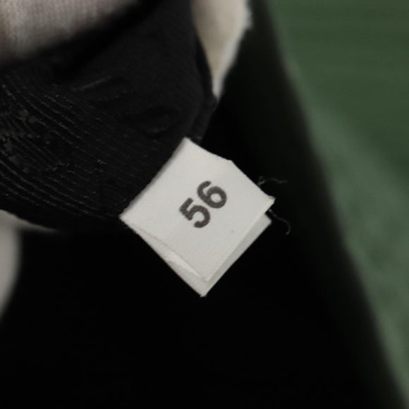 PRADA Shoulder Bag Leather Green Auth 88242SV