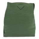 PRADA Shoulder Bag Leather Green Auth 88242SV-13