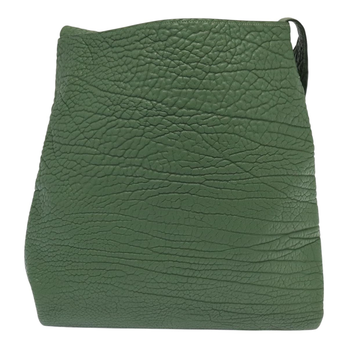 PRADA Shoulder Bag Leather Green Auth 88242S - 0