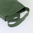 PRADA Shoulder Bag Leather Green Auth 88242SV-7