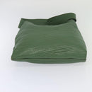 PRADA Shoulder Bag Leather Green Auth 88242SV-5