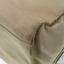 PRADA Hand Bag Nylon Beige Auth 88246-16
