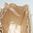 PRADA Hand Bag Nylon Beige Auth 88246-18