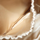 PRADA Hand Bag Nylon Beige Auth 88246-20