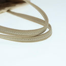 PRADA Hand Bag Nylon Beige Auth 88246-7