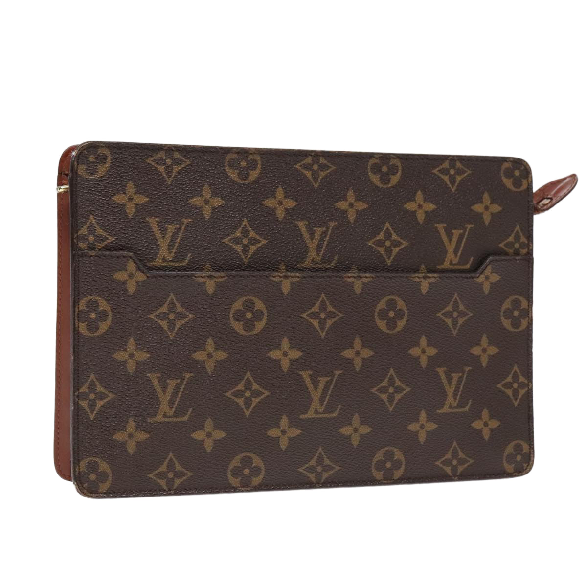 LOUIS VUITTON Monogram Pochette Homme Clutch Bag M51795 LV Auth 88250