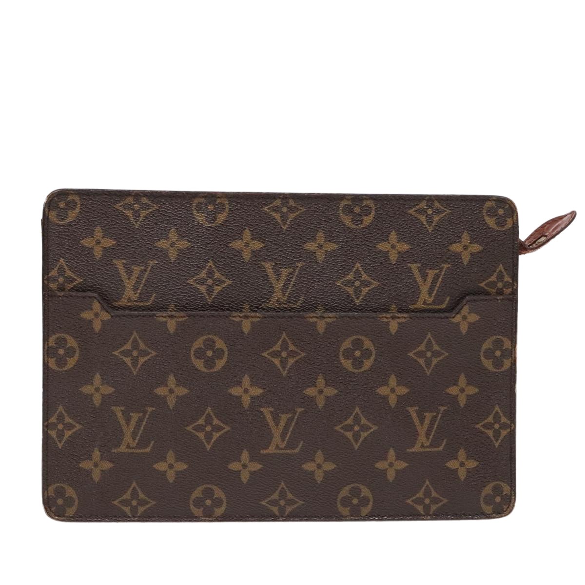 LOUIS VUITTON Monogram Pochette Homme Clutch Bag M51795 LV Auth 88250