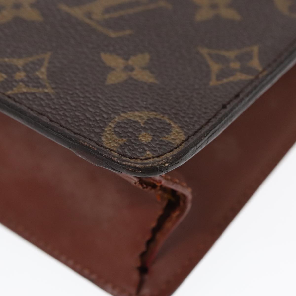 LOUIS VUITTON Monogram Pochette Homme Clutch Bag M51795 LV Auth 88250