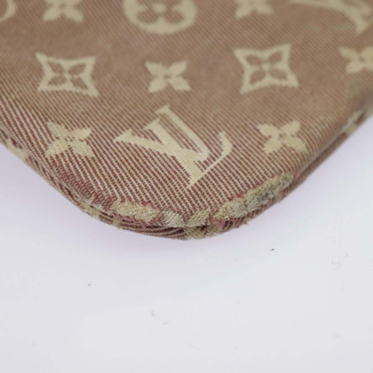 LOUIS VUITTON Monogram Idylle Pochette Cles Coin Purse Sepia M62996 Auth 88256