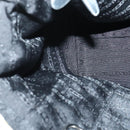 CELINE Tote Bag Leather Silver Auth 88261-19