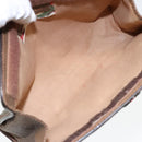 GUCCI GG Supreme Web Sherry Line Clutch Bag PVC Beige Red 89 01 032 Auth 88286-10