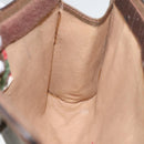 GUCCI GG Supreme Web Sherry Line Clutch Bag PVC Beige Red 89 01 032 Auth 88286-11