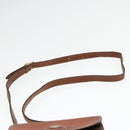 CELINE Macadam Canvas Shoulder Bag PVC Leather Brown Gold Auth 88287-14