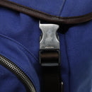 PRADA Backpack Canvas Blue Auth 88293-24