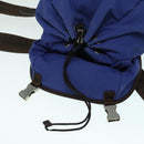 PRADA Backpack Canvas Blue Auth 88293-10