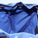 PRADA Backpack Canvas Blue Auth 88293-29