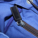 PRADA Backpack Canvas Blue Auth 88293-30