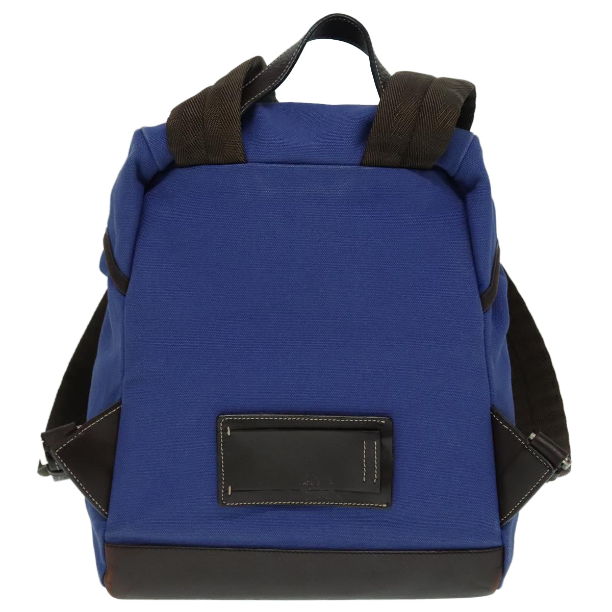 PRADA Backpack Canvas Blue Auth 88293 - 0