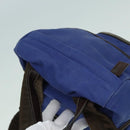 PRADA Backpack Canvas Blue Auth 88293-6