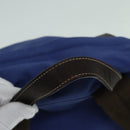 PRADA Backpack Canvas Blue Auth 88293-7