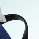 PRADA Backpack Canvas Blue Auth 88293-14