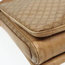 CELINE Macadam Canvas Umhängetasche Beige Auth 88295-14