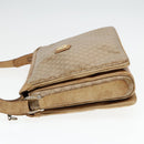 CELINE Macadam Canvas Shoulder Bag Beige Auth 88295-3