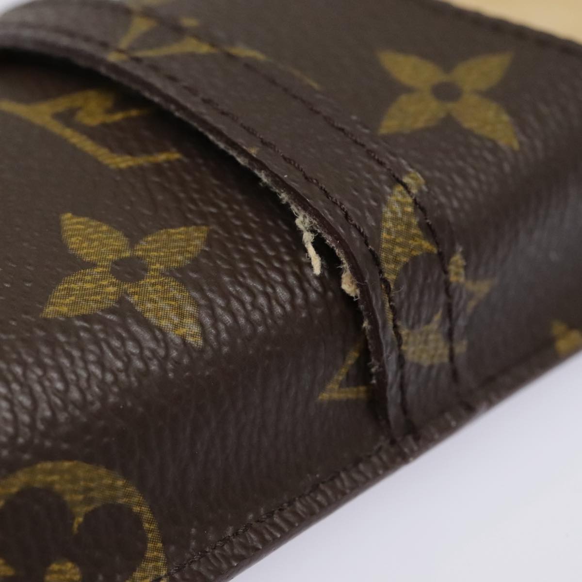 LOUIS VUITTON Monogram Etui Lunette Rabat Glasses Case M62970 LV Auth 88299