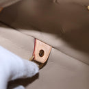 LOUIS VUITTON Monogram Vernis Houston Hand Bag Beige M91004 LV Auth 88302-12