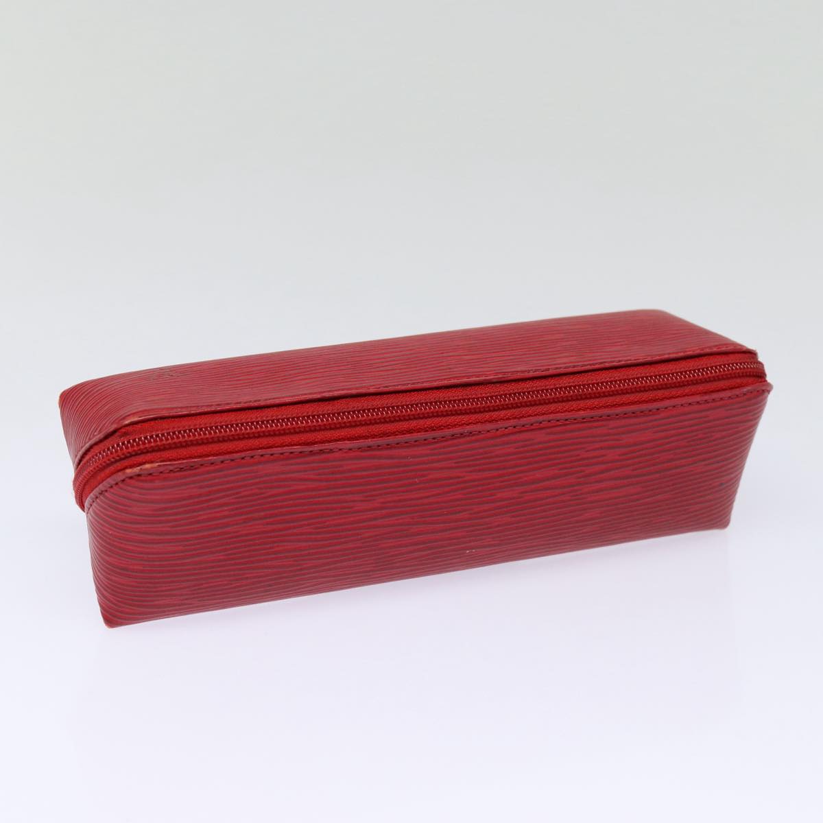 LOUIS VUITTON Epi Trousse Crayons Pen Case Red M56547 LV Auth 88307