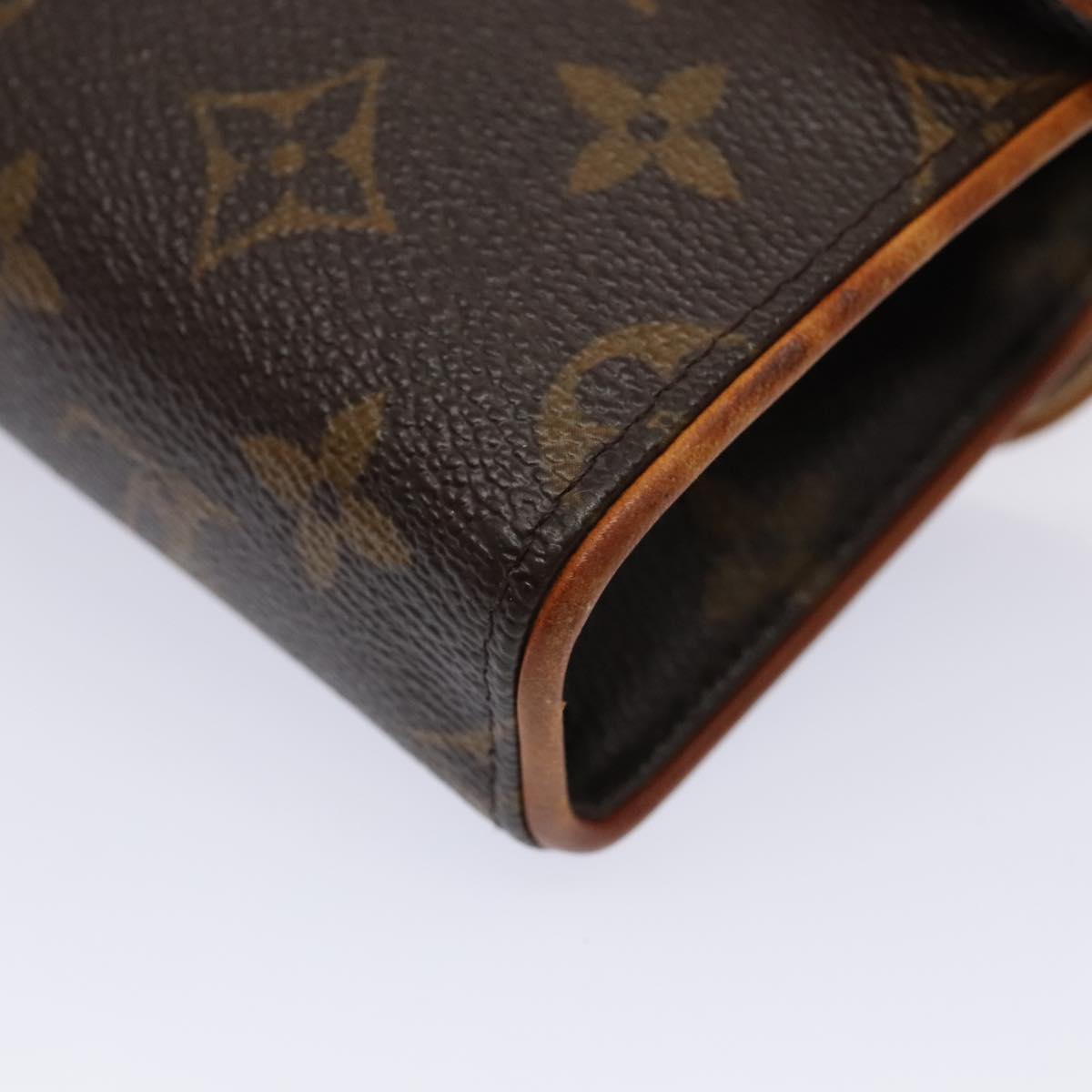 LOUIS VUITTON Monogram Pochette Florentine Waist bag M51855 LV Auth 88314