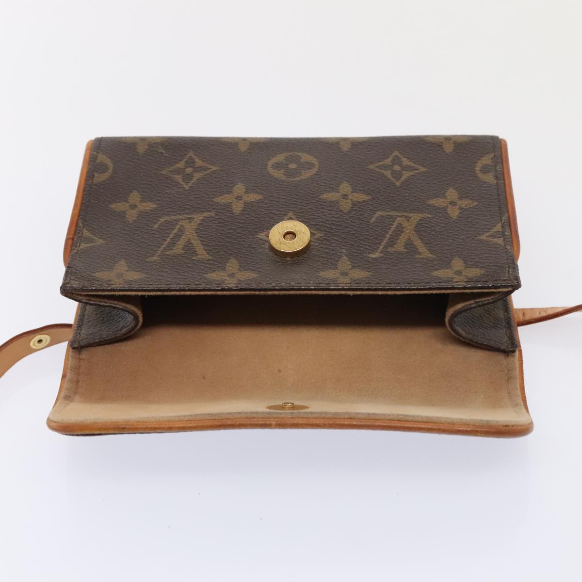 LOUIS VUITTON Monogram Pochette Florentine Waist bag M51855 LV Auth 88314