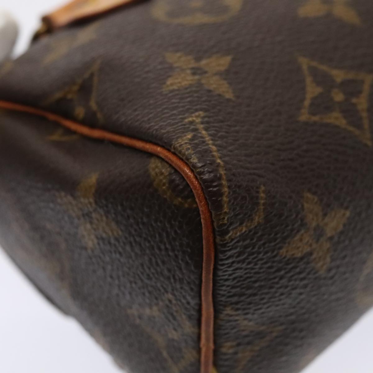 LOUIS VUITTON Monogram Mini Speedy Hand Bag M41534 LV Auth 88319