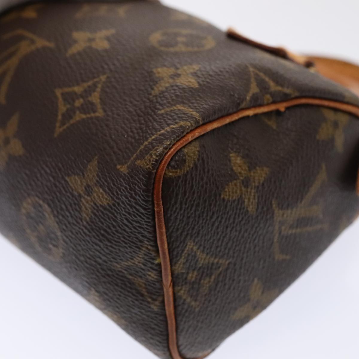 LOUIS VUITTON Monogram Mini Speedy Hand Bag M41534 LV Auth 88319