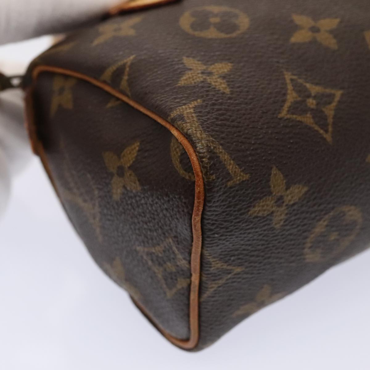 LOUIS VUITTON Monogram Mini Speedy Hand Bag M41534 LV Auth 88319