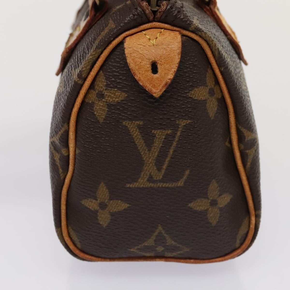 LOUIS VUITTON Monogram Mini Speedy Hand Bag M41534 LV Auth 88319