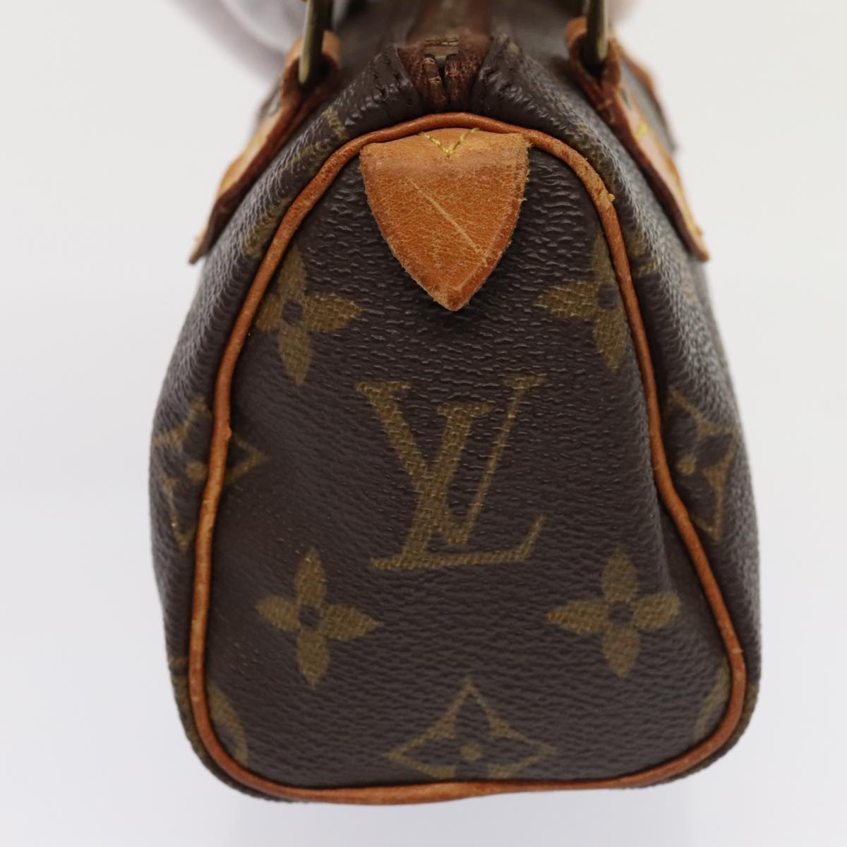 LOUIS VUITTON Monogram Mini Speedy Hand Bag M41534 LV Auth 88319