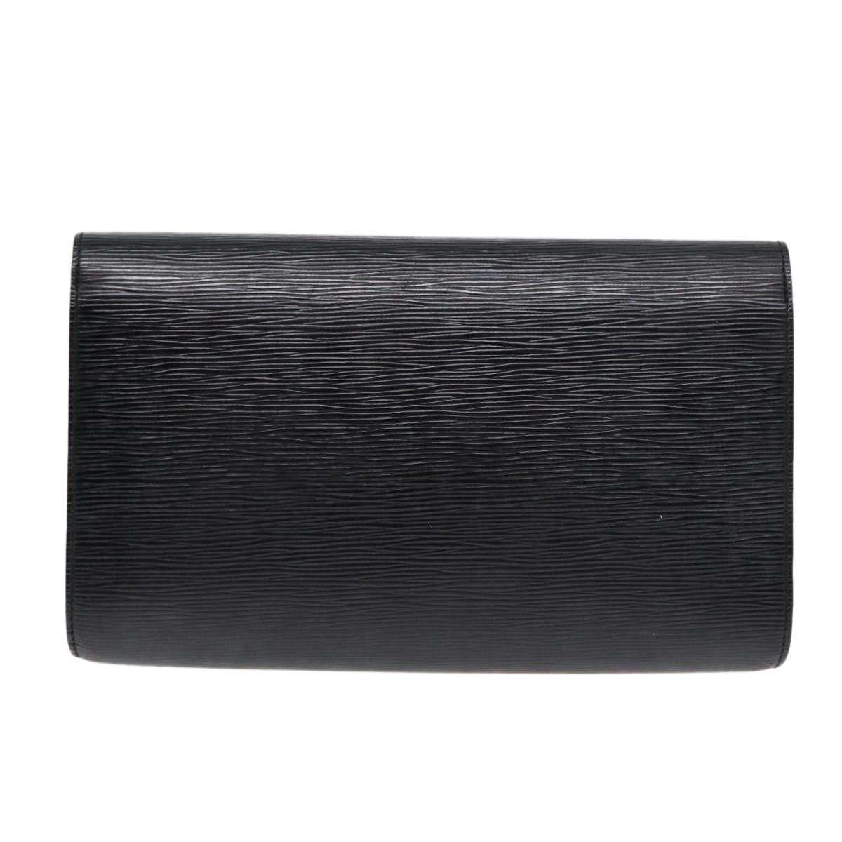 LOUIS VUITTON Epi Chaillot Clutch Bag Black M52542 LV Auth 88321 - 0