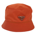 PRADA Fischerhut Nylon L Orange Auth 88334V-1