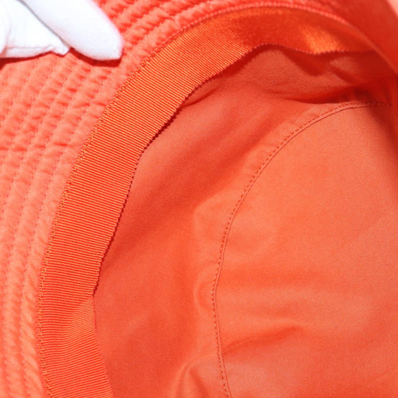 PRADA Fischerhut Nylon L Orange Auth 88334V