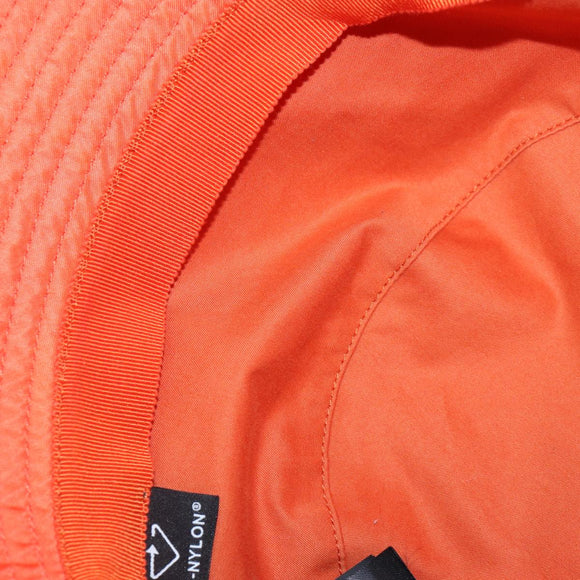 PRADA Fischerhut Nylon L Orange Auth 88334V