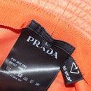 PRADA Fischerhut Nylon L Orange Auth 88334V-11
